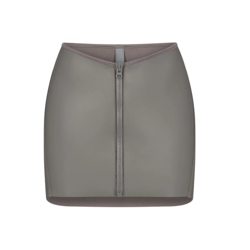 Rubberized Scuba Swim Mini Skirt